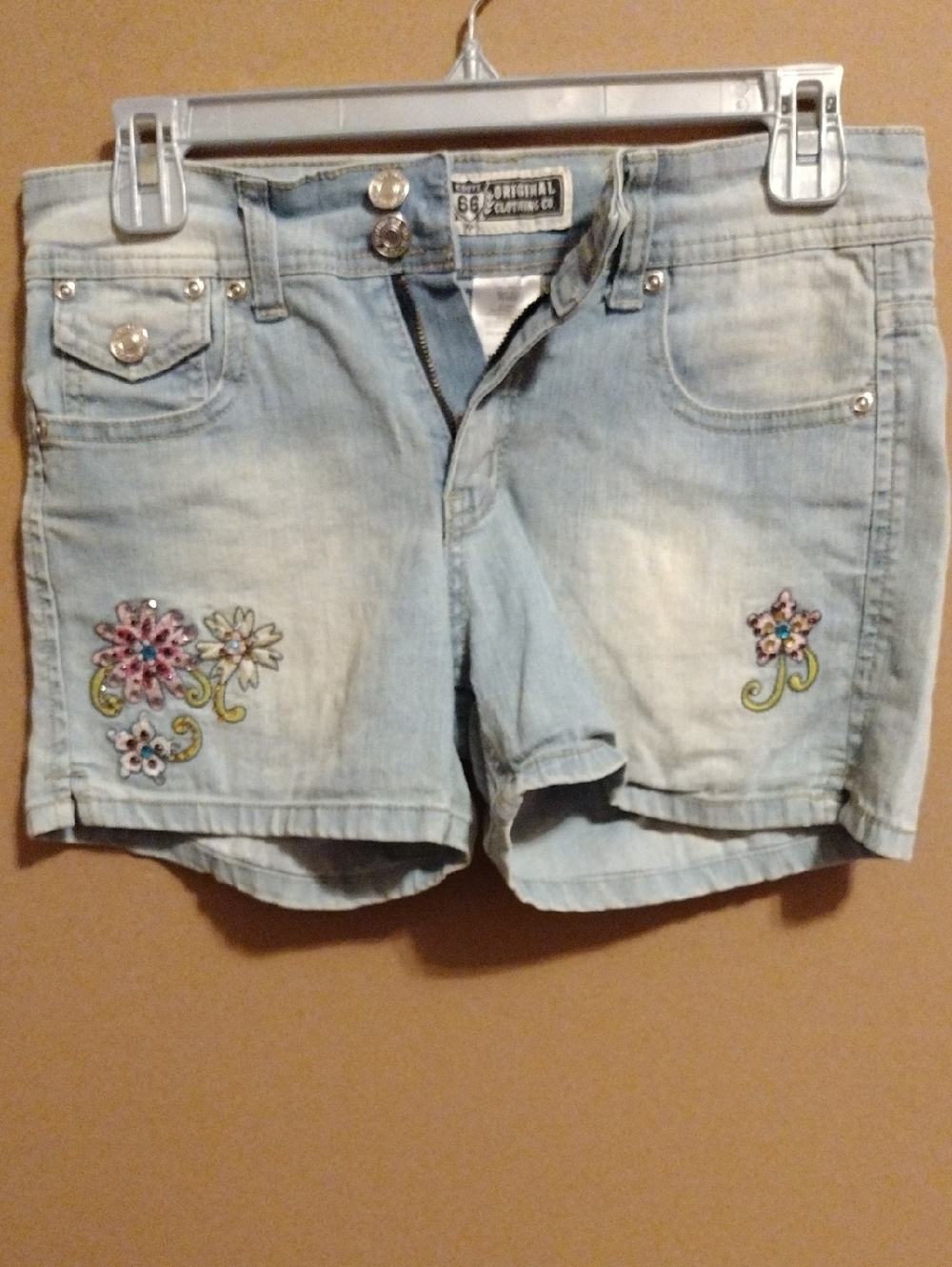 Route 66 Light Blue Embroidered Denim